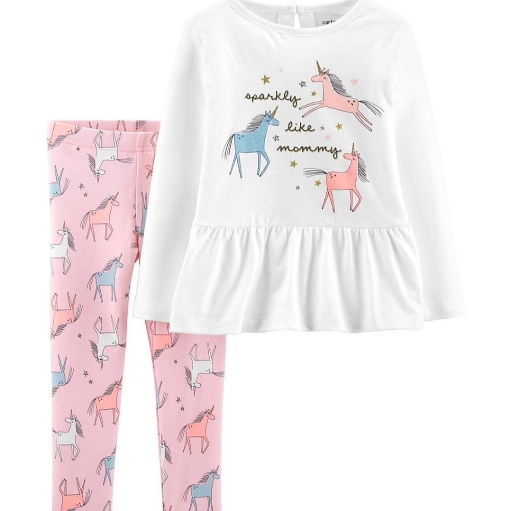 🆕️ Carter's Unicorn  2pc set